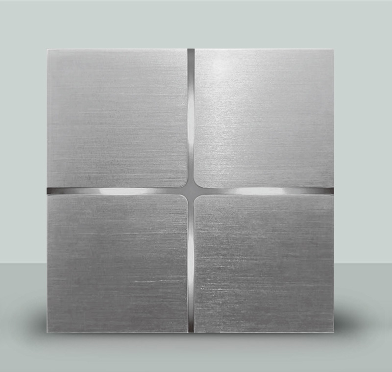 UPIRUP尤仆 KNX金属触摸2路可控硅调光面板